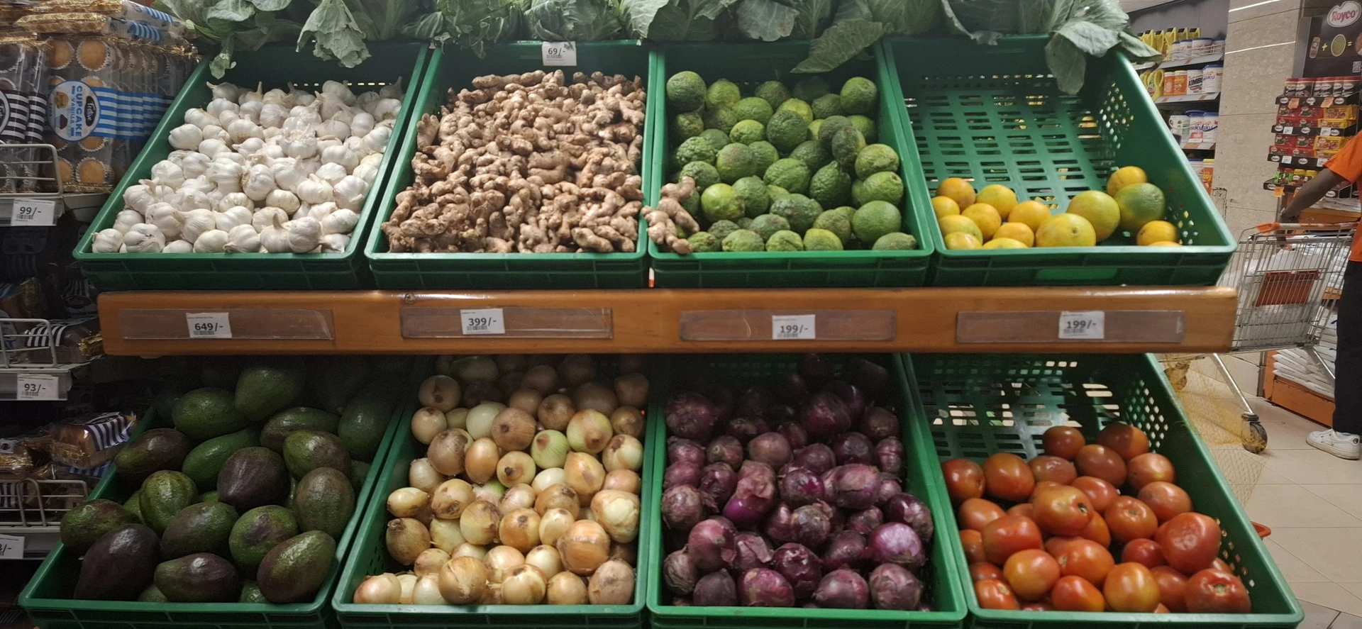 Fresh produce at a Kenyan market